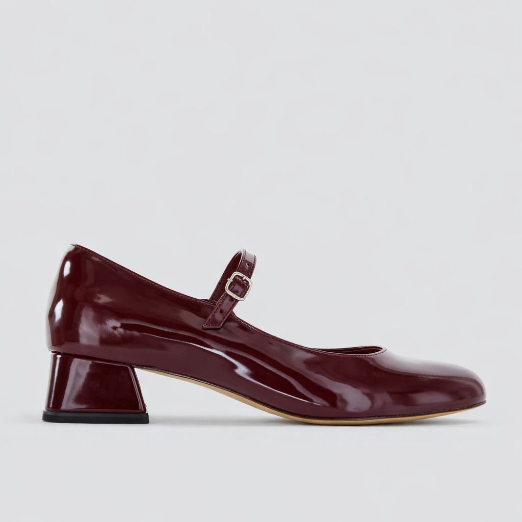 NAKED ARCHES SAUCE MERLOT PATENT - Women Sandals - Collective Shoes 