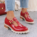 Load image into Gallery viewer, BRESLEY DERRY RED PATENT - Women Heels - Collective Shoes 
