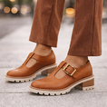 Load image into Gallery viewer, BRESLEY DERRY TAN - Women Heels - Collective Shoes 
