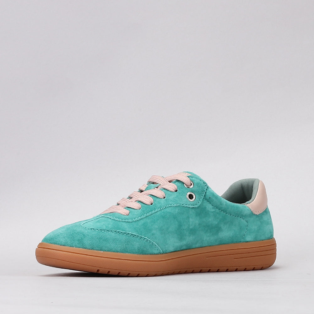 LE SANSA JUNO PINE GREEN / TAUPE - Women Sneakers - Collective Shoes 