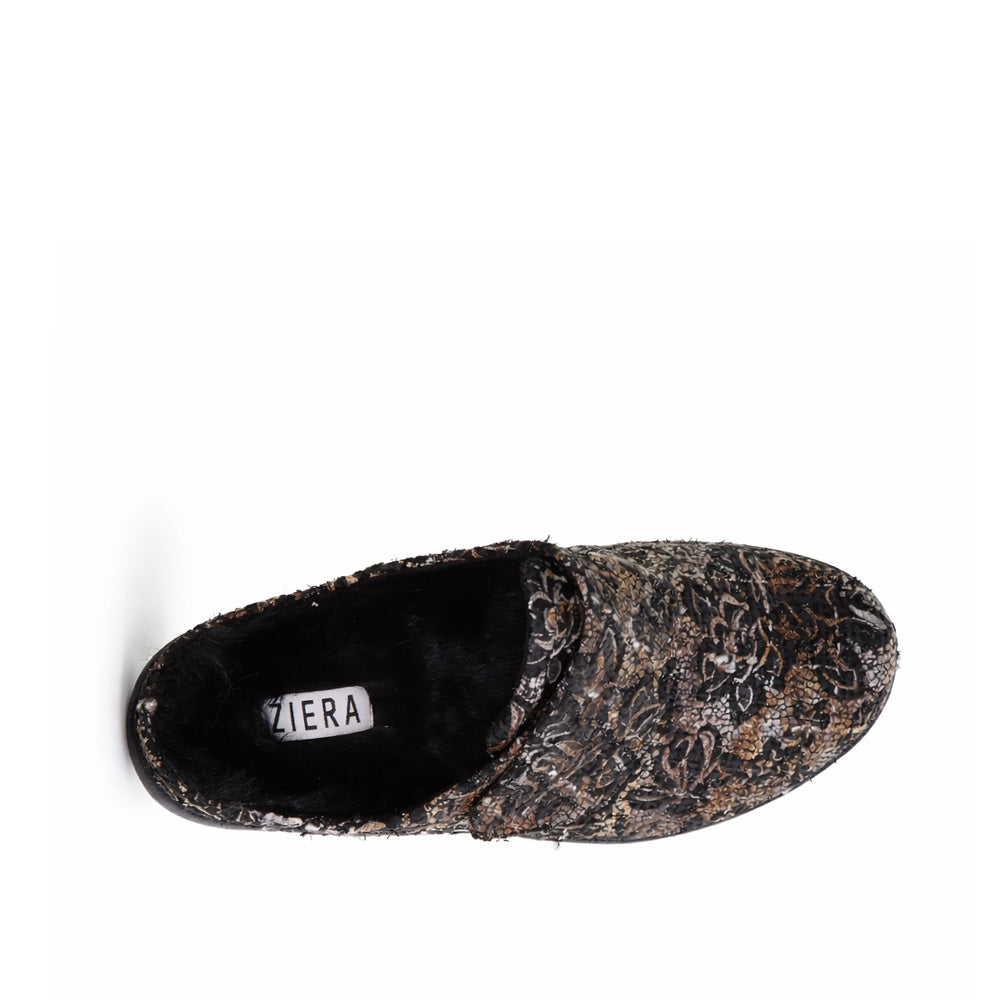 ZIERA FOSCO BLACK MULTI - Women slippers - Collective Shoes 