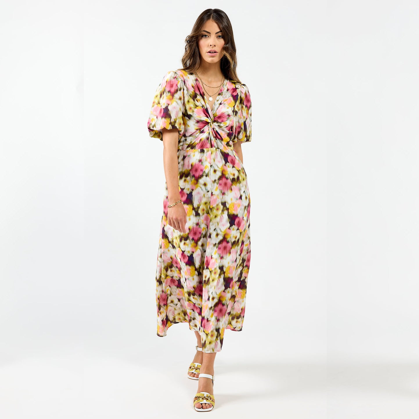 DRAMA THE LABEL HALO DRESS PINK MONET