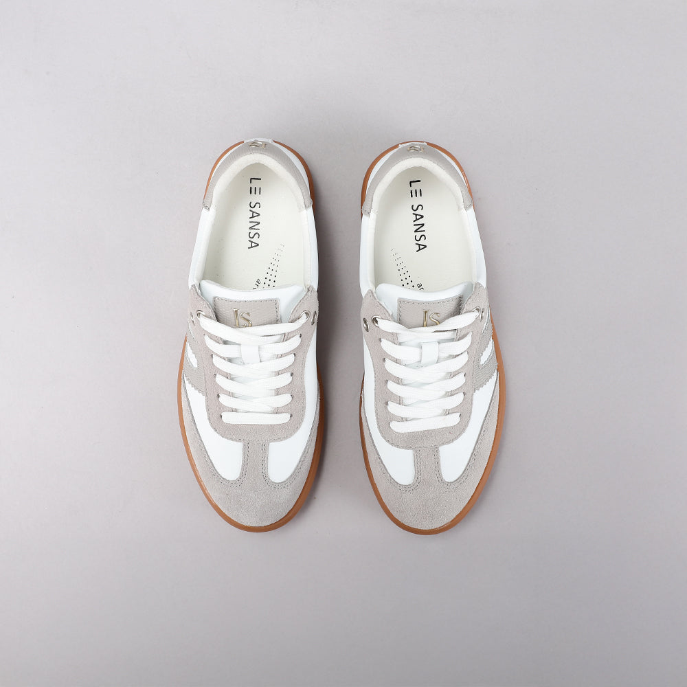 LE SANSA JUNO WHITE / LT GREY - Women Sneakers - Collective Shoes 