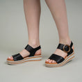 Load image into Gallery viewer, LE SANSA GUARD BLACK - Women Sandals - Collective Shoes 
