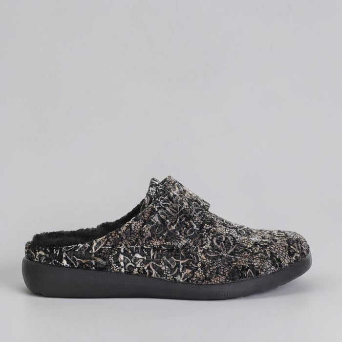 ZIERA FOSCO BLACK MULTI - Women slippers - Collective Shoes 