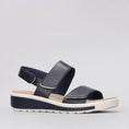 Load image into Gallery viewer, NAKED ARCHES HANZA NAVY - Women Sandals - Collective Shoes 
