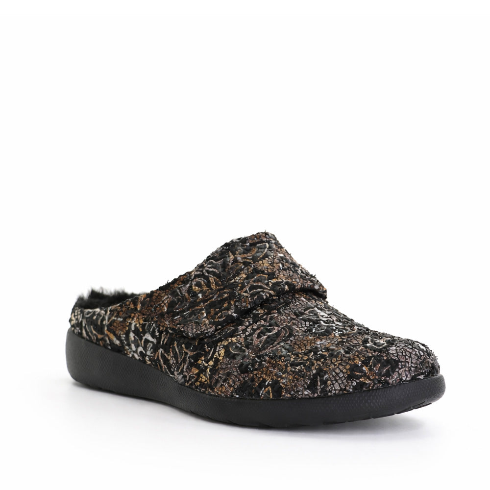ZIERA FOSCO BLACK MULTI - Women slippers - Collective Shoes 