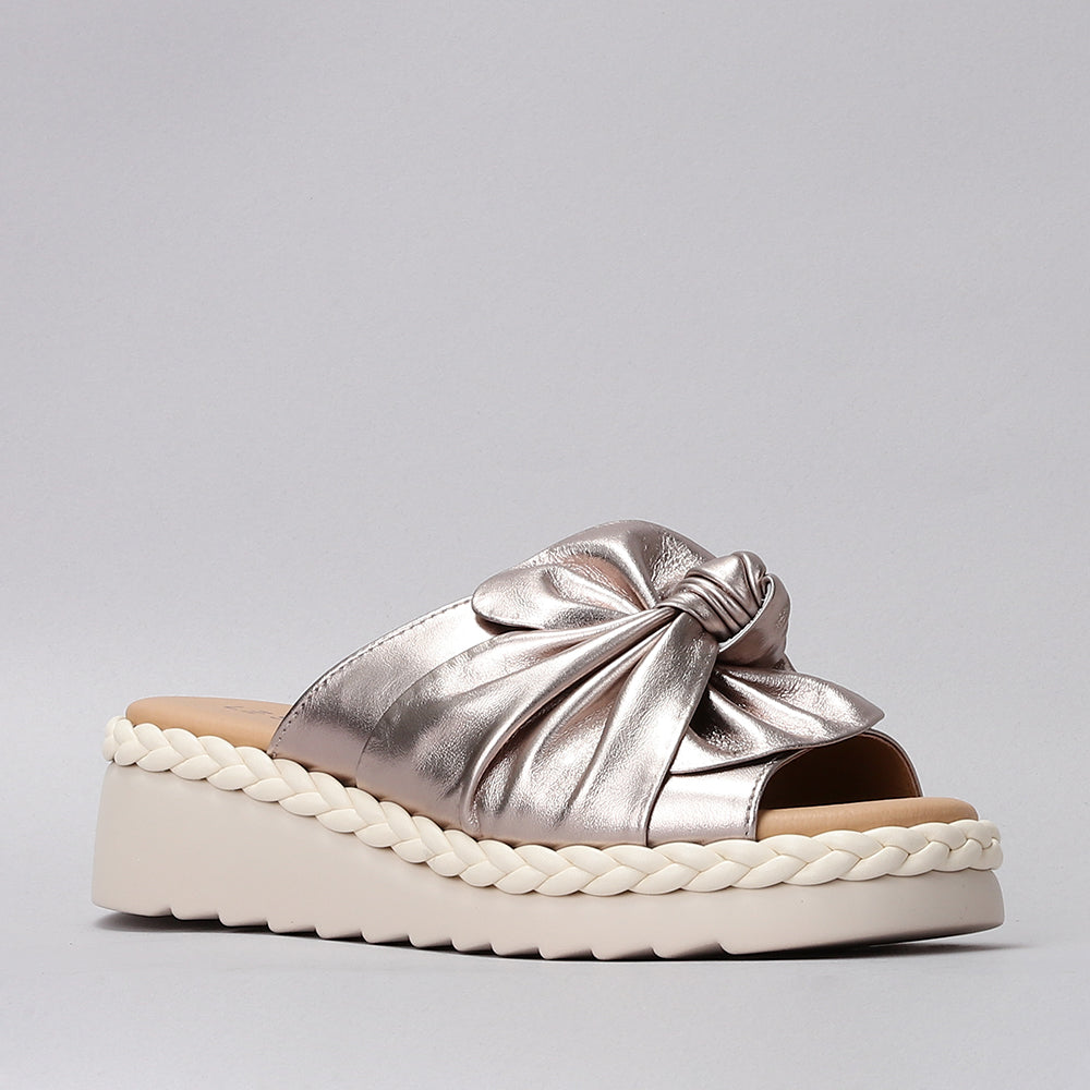LE SANSA EUDORE CHAMPAGNE - Women Slides - Collective Shoes 