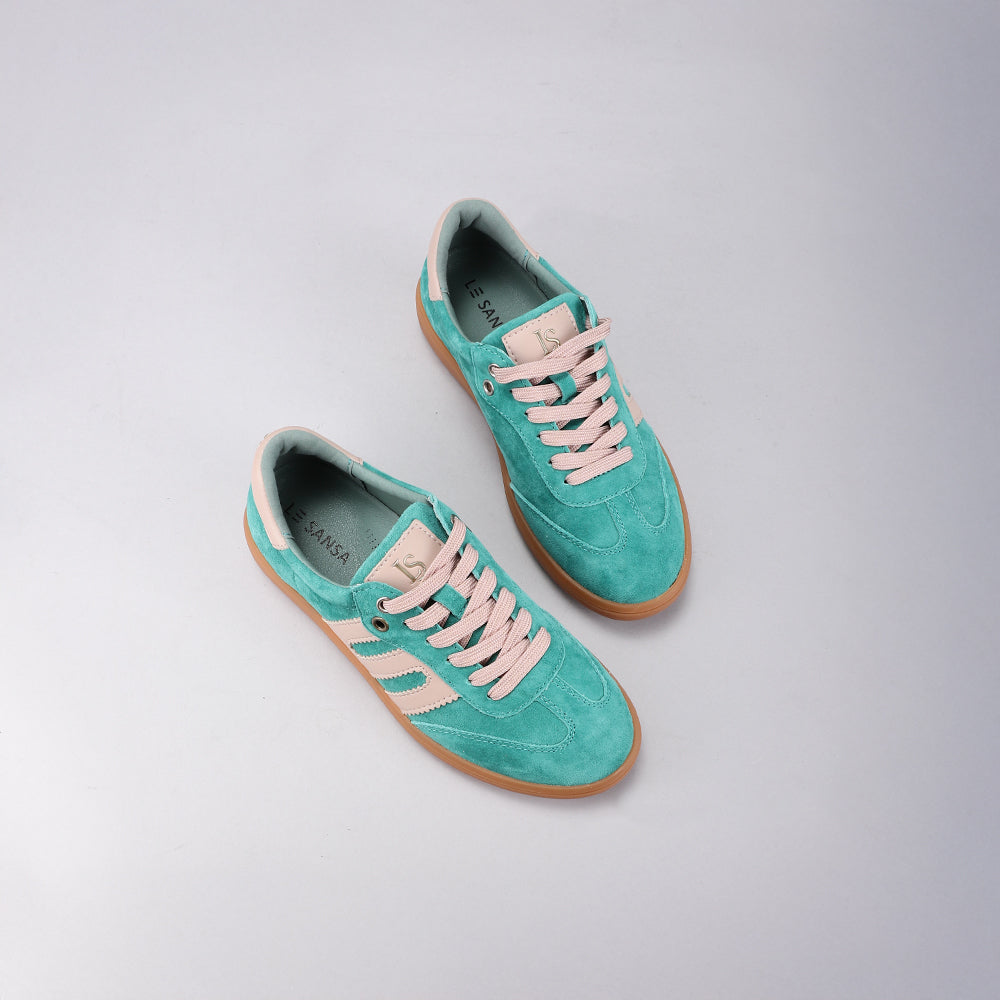 LE SANSA JUNO PINE GREEN / TAUPE - Women Sneakers - Collective Shoes 