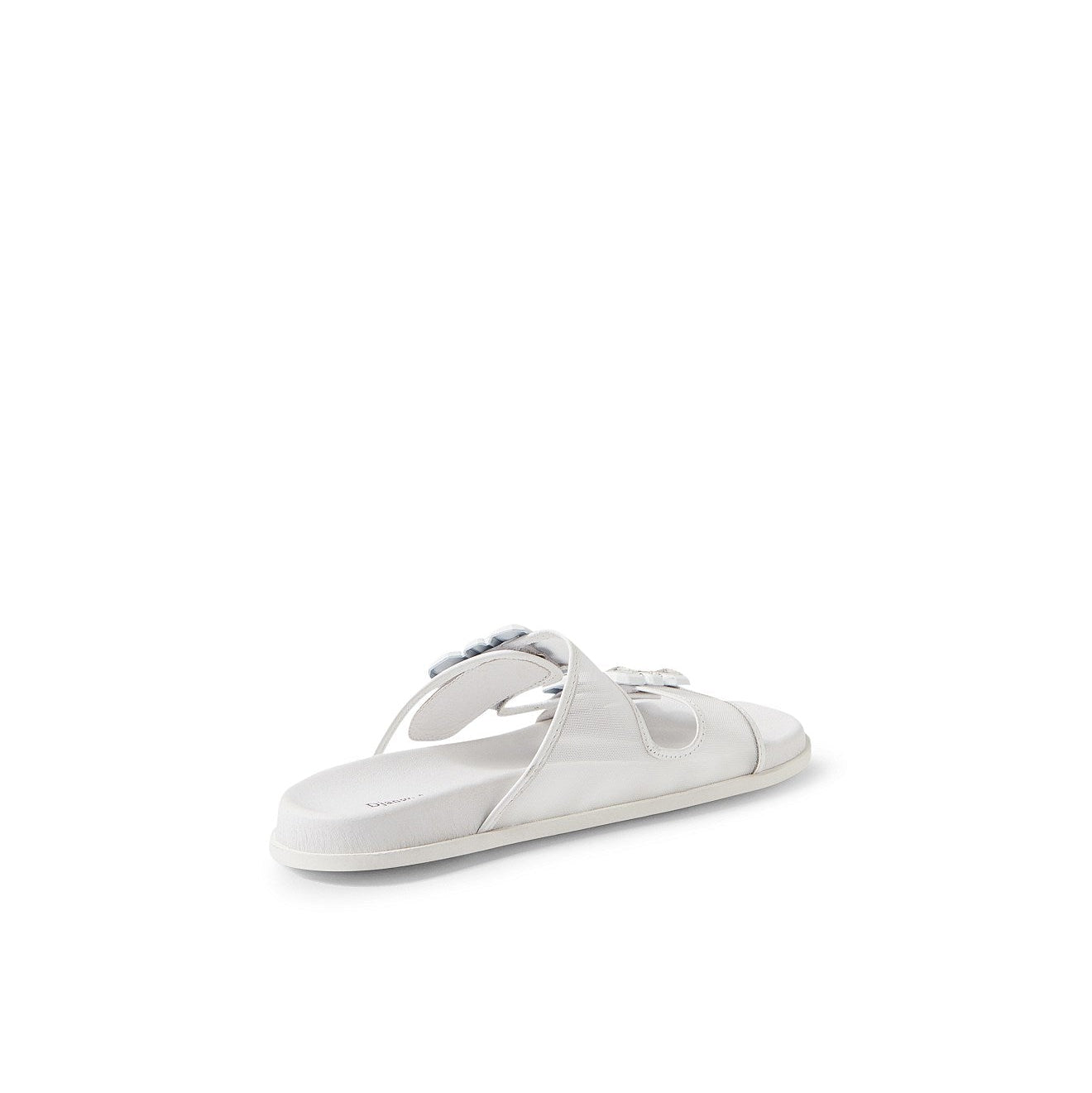 DJANGO & JULIETTE TOLINE WHITE MESH - Women slippers - Collective Shoes 