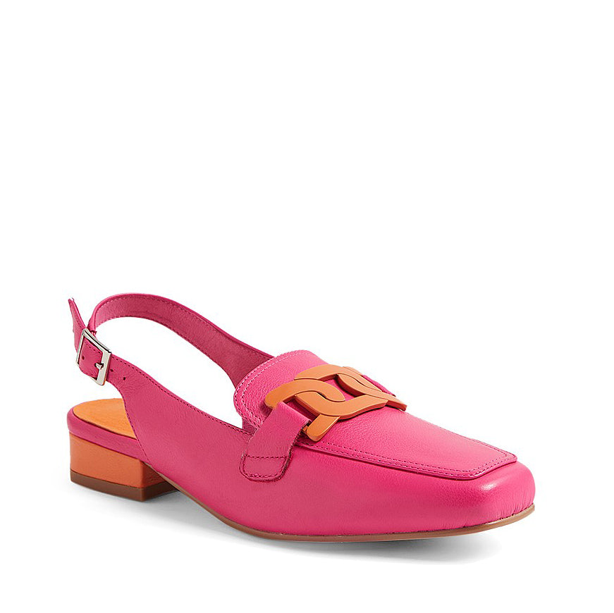 DJANGO & JULIETTE BOSSY FUCHSIA ORANGE - Women Sandals - Collective Shoes 