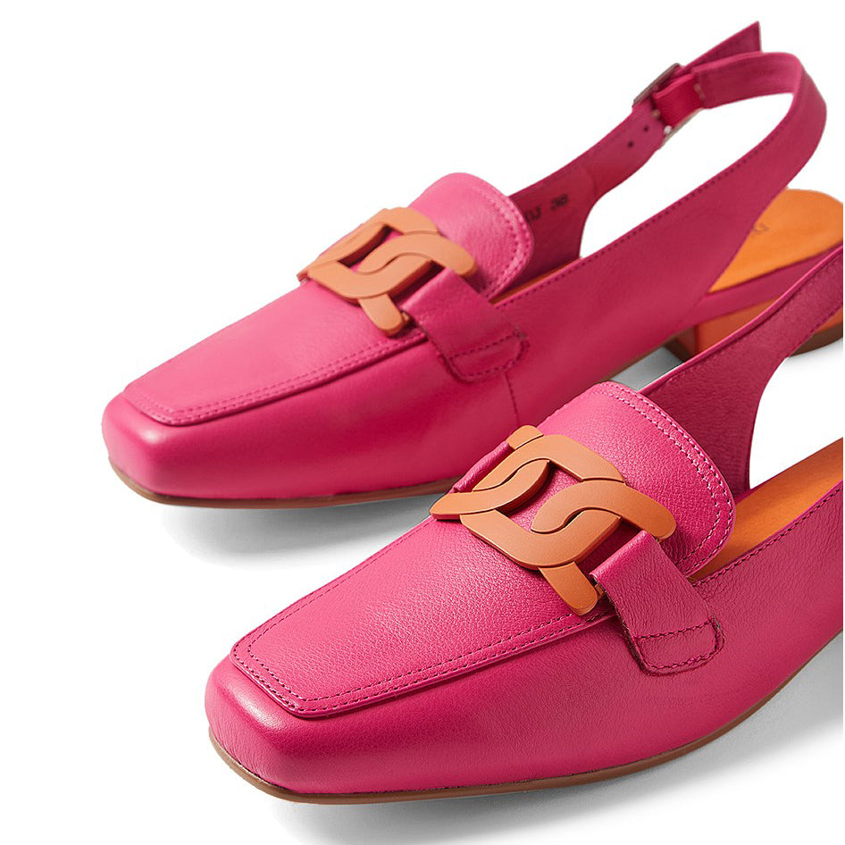 DJANGO & JULIETTE BOSSY FUCHSIA ORANGE - Women Sandals - Collective Shoes 