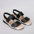 Load image into Gallery viewer, NAKED ARCHES HANZA BLACK - Women Sandals - Collective Shoes 
