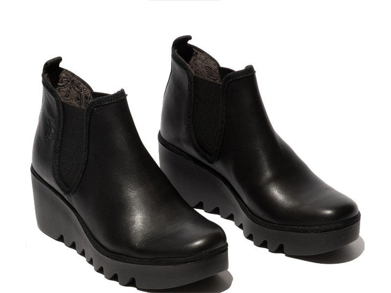 FLY LONDON BYNE BLACK - Women Boots - Collective Shoes 