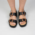 Load image into Gallery viewer, LE SANSA EMERY BLACK - Women Sandals - Collective Shoes 
