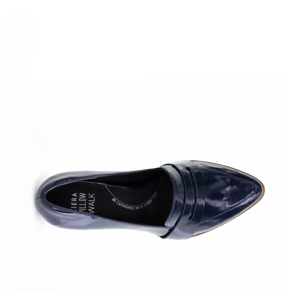 ZIERA VAMITY NAVY PATENT - Women Heels - Collective Shoes 