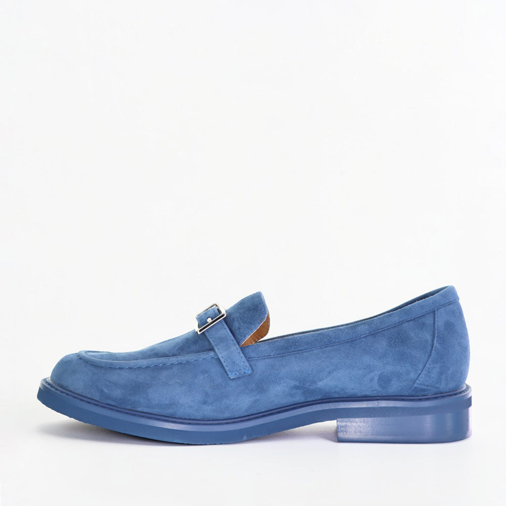 DJANGO & JULIETTE BROGANE DK DENIM - Women Loafers - Collective Shoes 