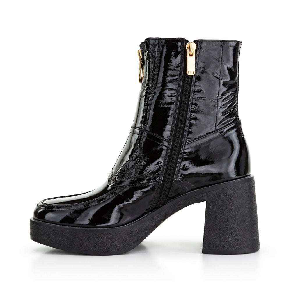 TAMARA LONDON BOONDOGGL BLACK PATENT - Women Boots - Collective Shoes 