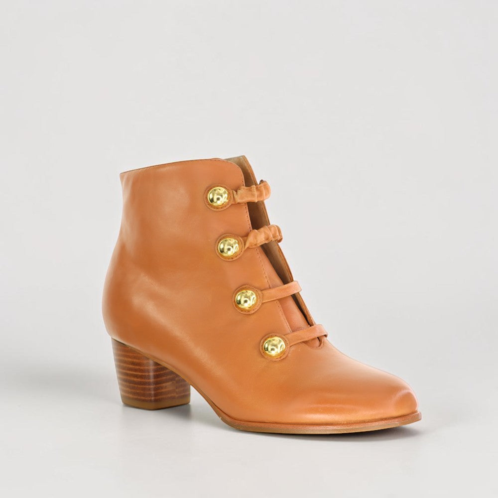 ZIERA GWION TAN - Women Boots - Collective Shoes 