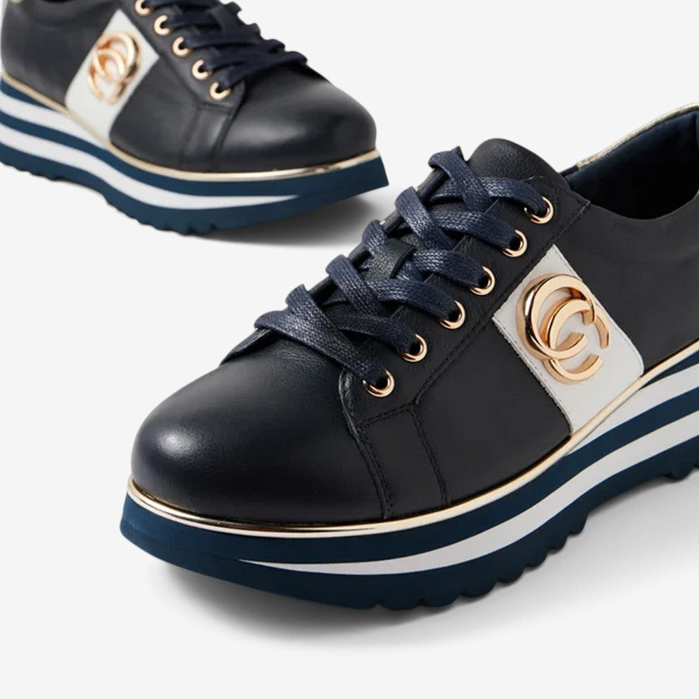 DJANGO & JULIETTE EDGEY NAVY WHITE