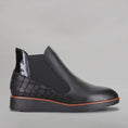 Load image into Gallery viewer, LE SANSA RALLY BLACK CROC - Women Boots - Collective Shoes 
