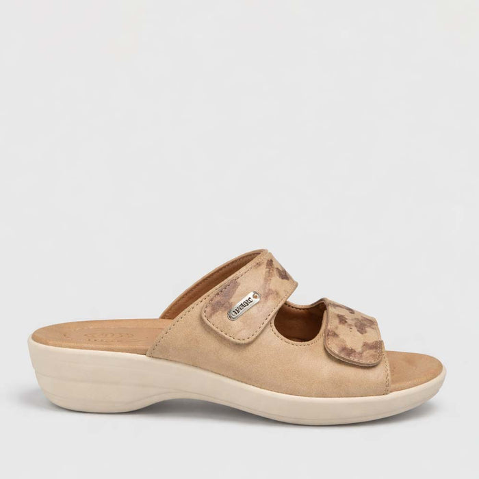 FLY FLOT T5B18 QE BEIGE - Women slippers - Collective Shoes 