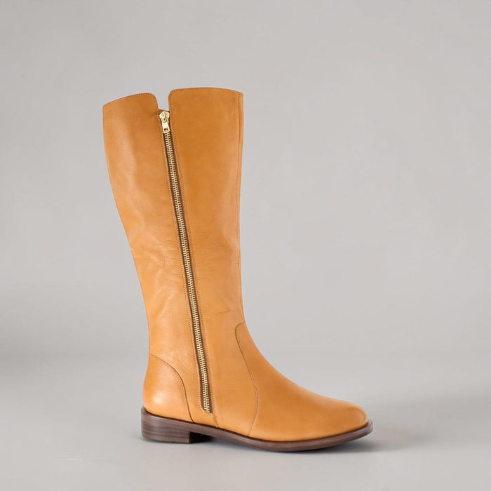 ZIERA MISSILE TAN - Women High Boots - Collective Shoes 