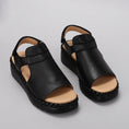 Load image into Gallery viewer, LE SANSA EMMELINE BLACK - Women Sandals - Collective Shoes 
