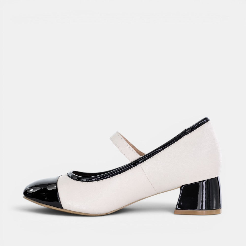 ZIERA ZILLA BLACK ALMOND PATENT