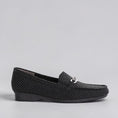 Load image into Gallery viewer, ZIERA FENDERS BLACK CHECK - Women Loafers - Collective Shoes 
