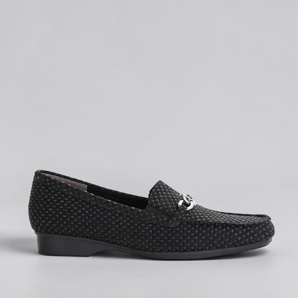 ZIERA FENDERS BLACK CHECK - Women Loafers - Collective Shoes 
