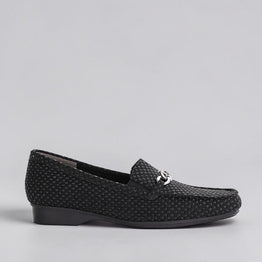 ZIERA FENDERS BLACK CHECK - Women Loafers - Collective Shoes 