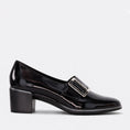 Load image into Gallery viewer, BRESLEY RATTLE BLACK - Women Heels - Collective Shoes 
