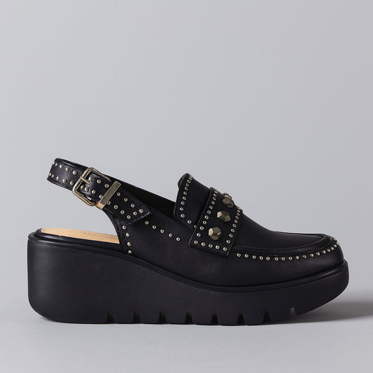 BRESLEY PEEPS BLACK - Women Sandals - Collective Shoes 
