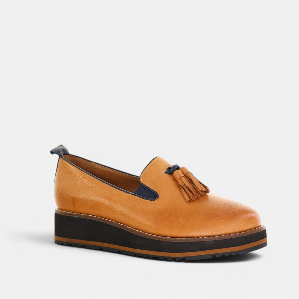 LE SANSA SWAN TAN/NAVY
