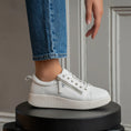 Load image into Gallery viewer, LE SANSA CLARA WHITE - Women Sneakers - Collective Shoes 
