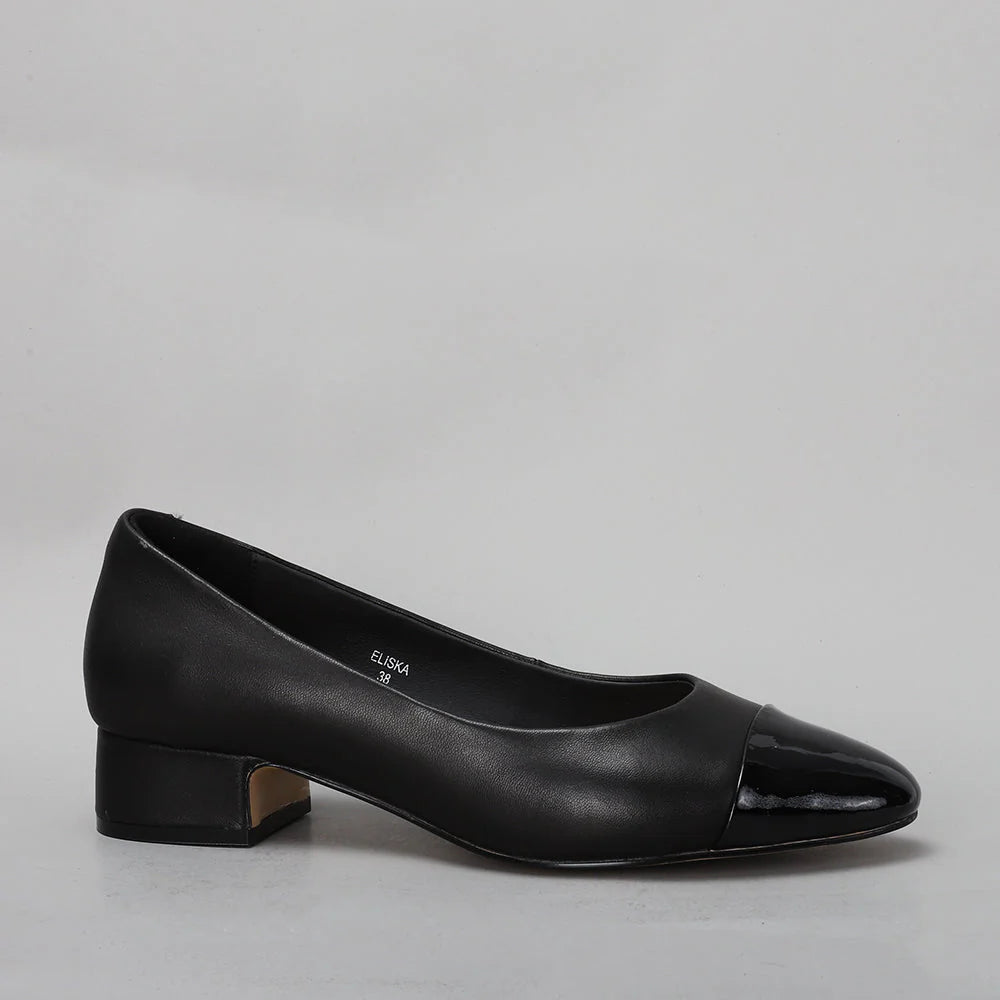 LE SANSA ELISKA BLACK PATENT - Women Heels - Collective Shoes 