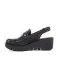Load image into Gallery viewer, BRESLEY PEEPS BLACK - Women Sandals - Collective Shoes 
