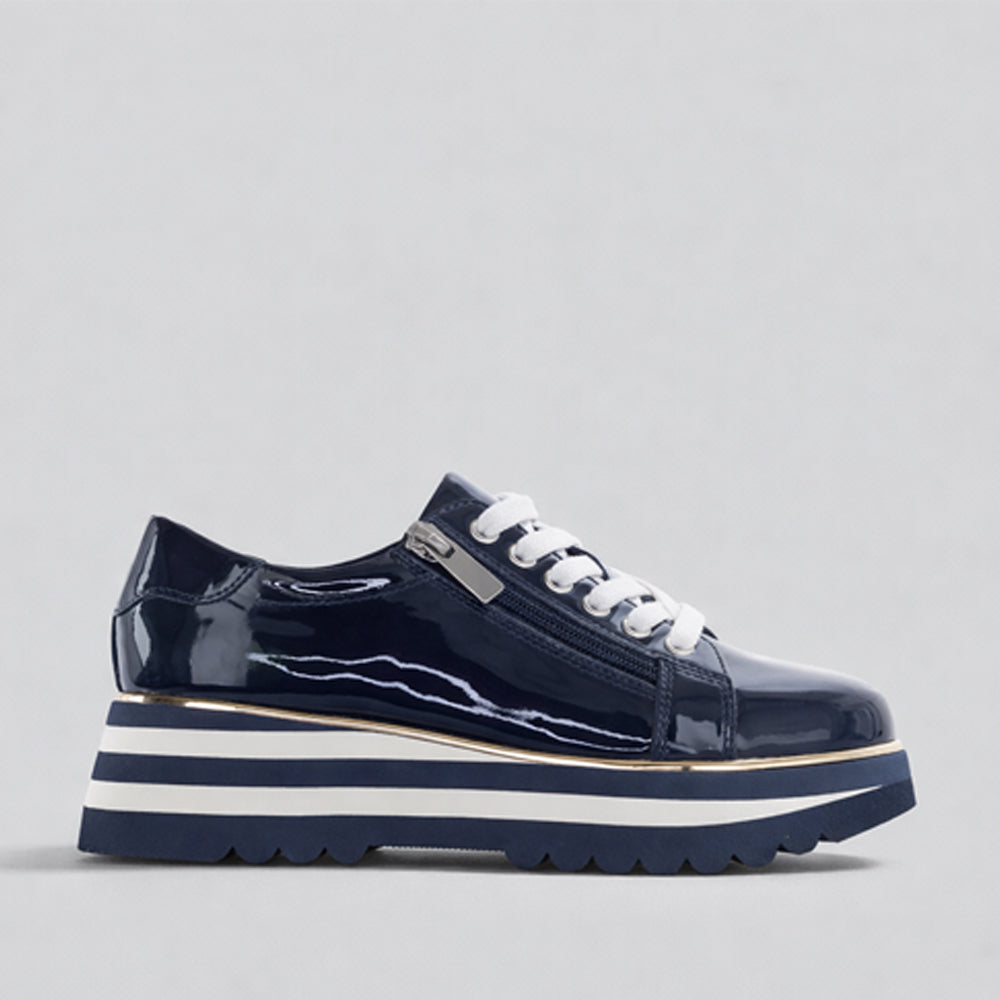 DJANGO & JULIETTE EAMMES NAVY - Women Sneakers - Collective Shoes 