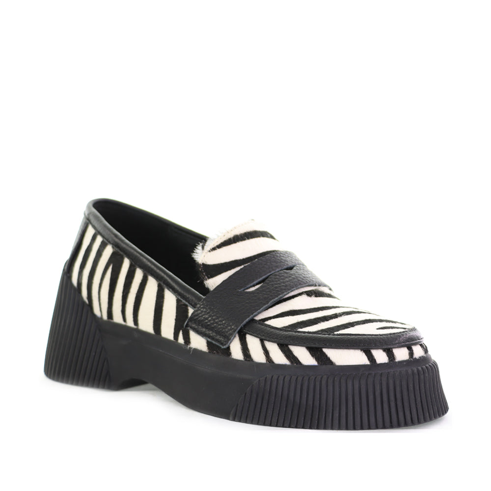 MINX NELLA ZEBRA STRIPE - Women Loafers - Collective Shoes 