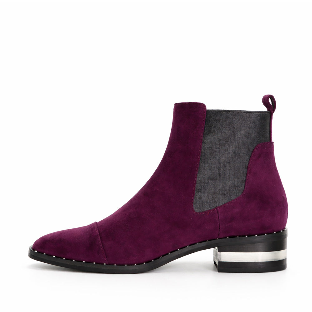 DJANGO & JULIETTE FORDA BURGUNDY - Women Boots - Collective Shoes 