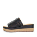 Load image into Gallery viewer, LE SANSA RUSSIA BLACK - Women Slides - Collective Shoes 
