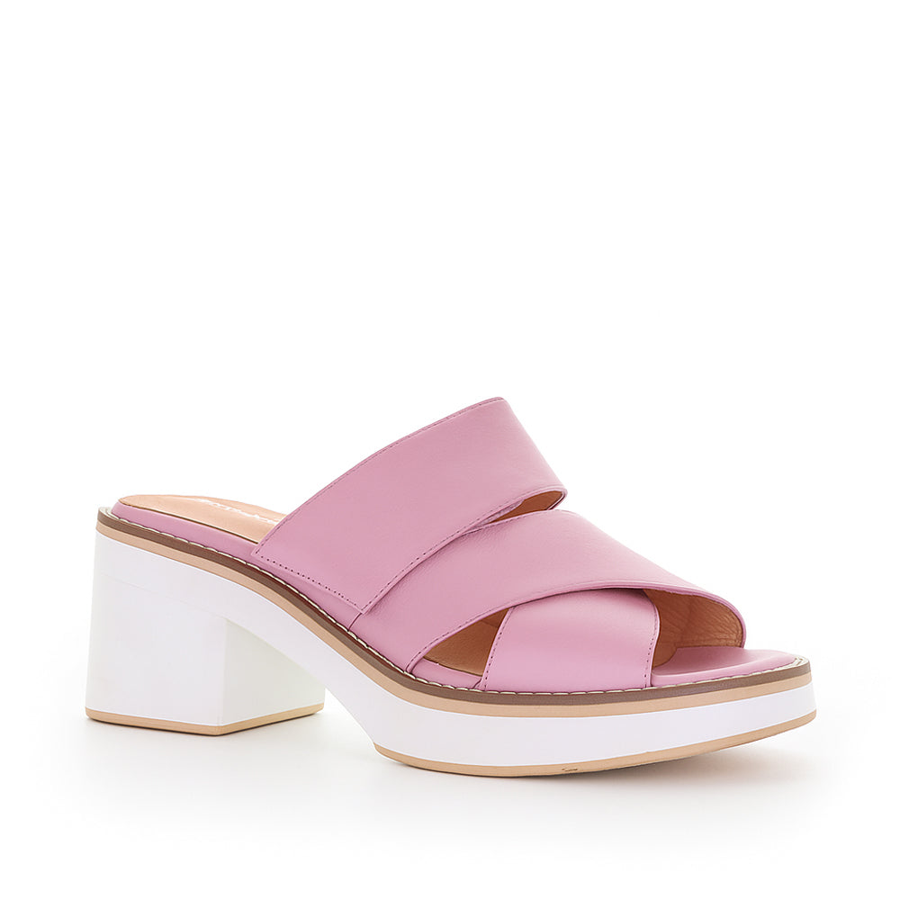 DJANGO & JULIETTE JEMBER PINK LEATHER - Women Heels - Collective Shoes 