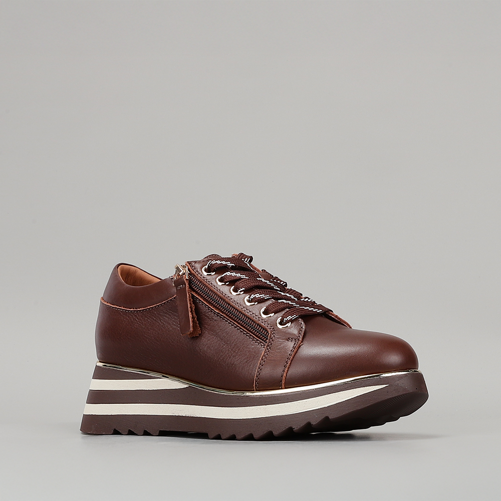 LE SANSA SKIPPA CHOCOLATE - Women Sneakers - Collective Shoes 