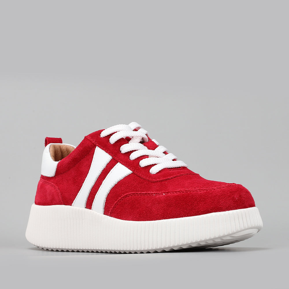 LE SANSA COMET RED SUEDE