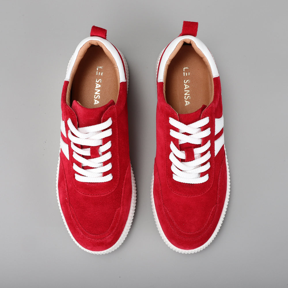 LE SANSA COMET RED SUEDE