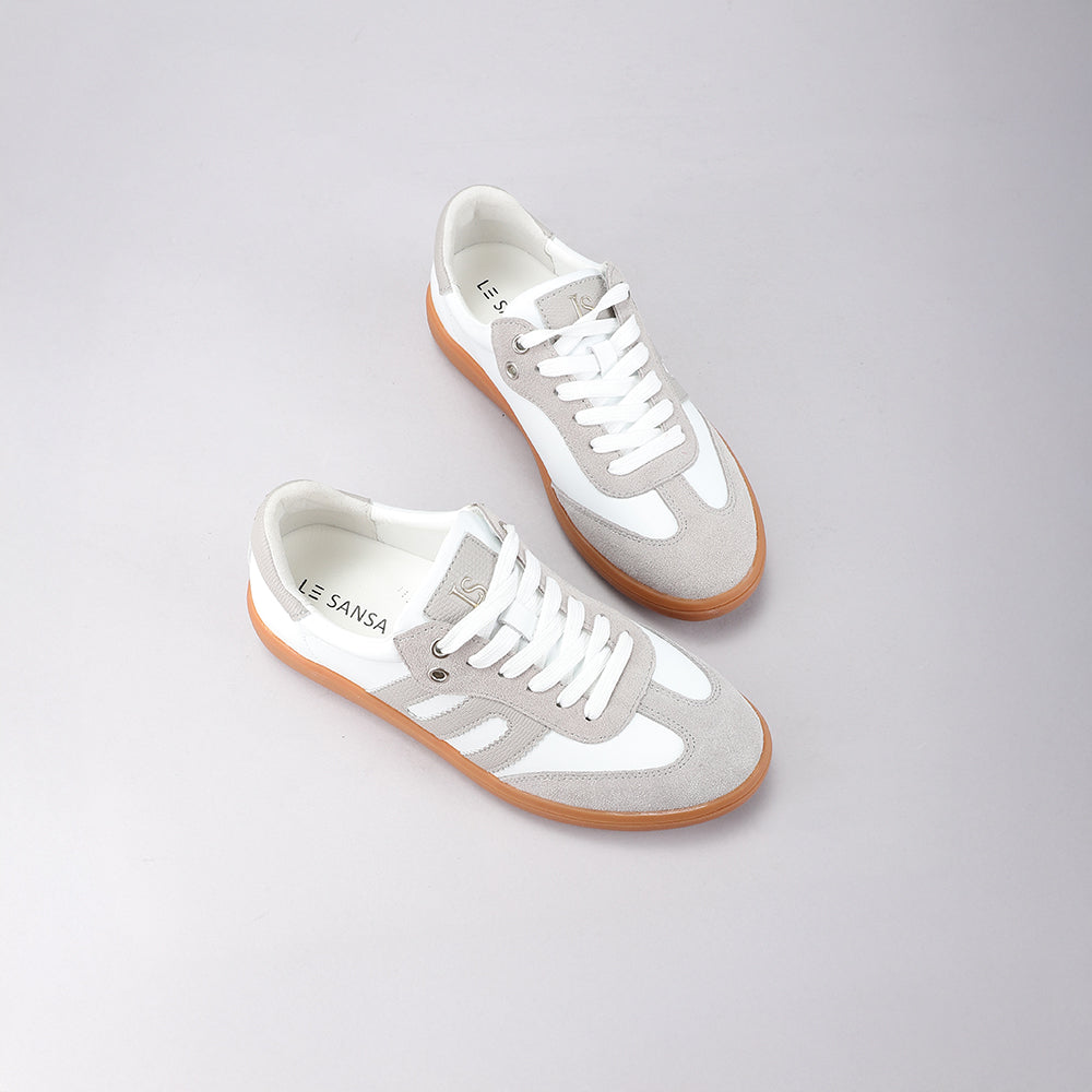 LE SANSA JUNO WHITE / LT GREY - Women Sneakers - Collective Shoes 