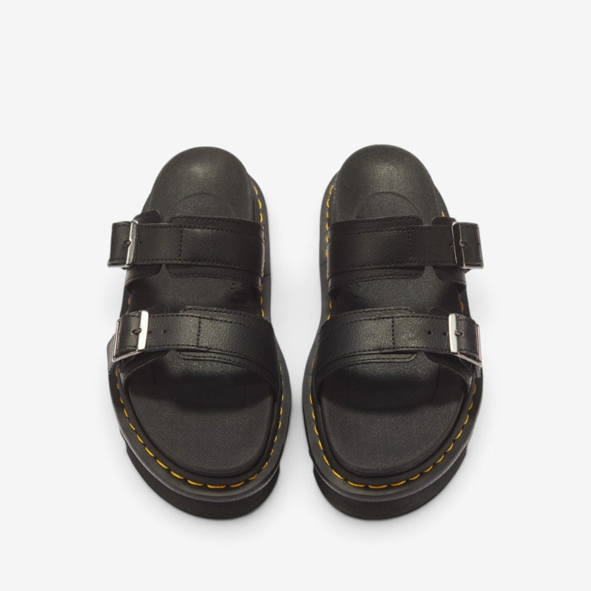 DR MARTENS MYLES ATHENA BLACK SLIDE