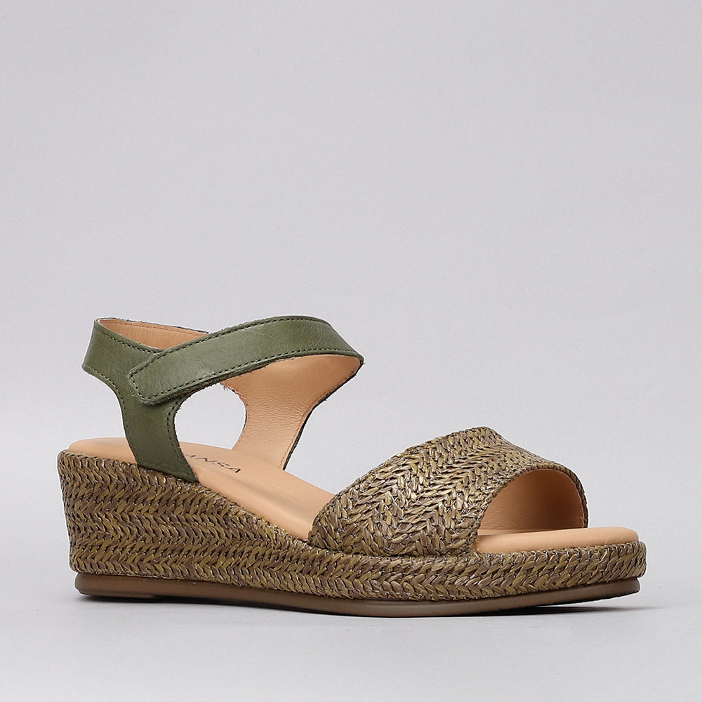 LE SANSA PILIA KHAKI - Women Sandals - Collective Shoes 