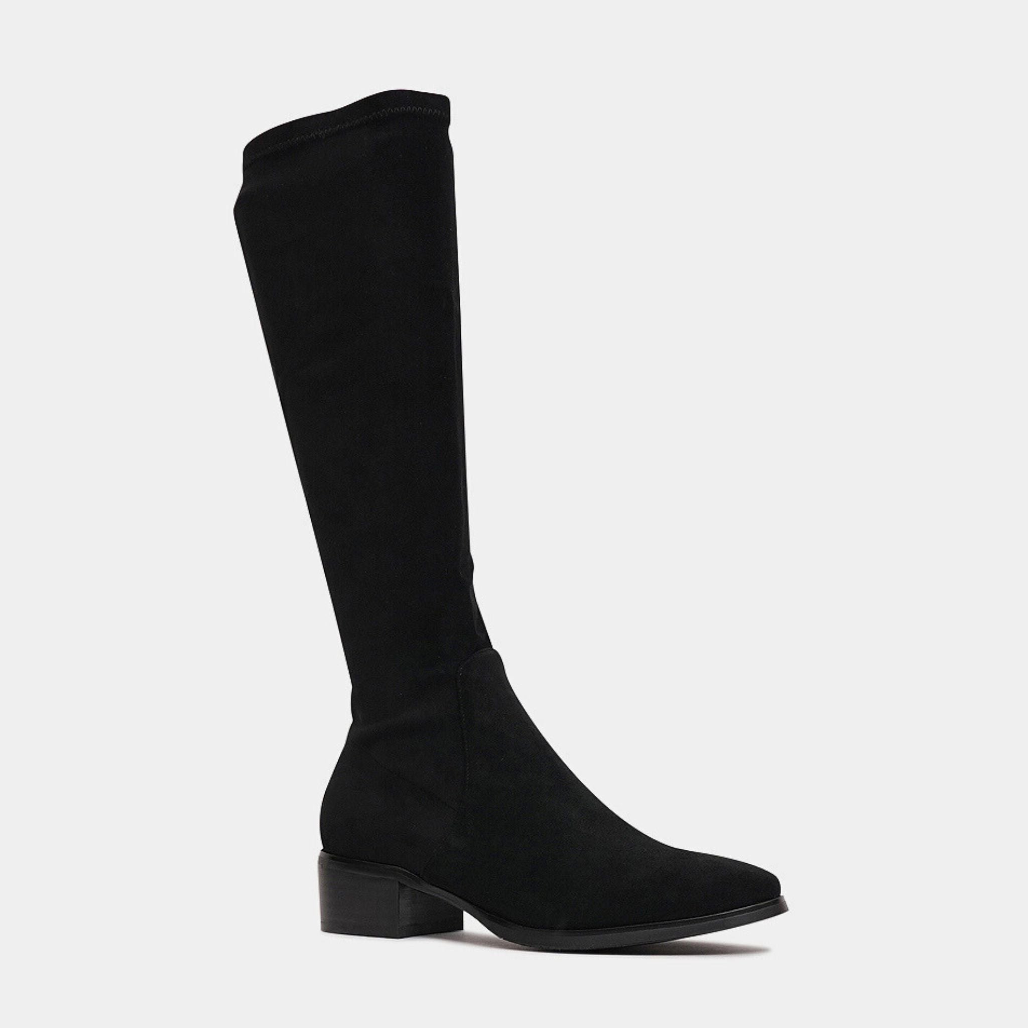 DJANGO & JULIETTE TIMOTHIE BLACK MICROSUEDE